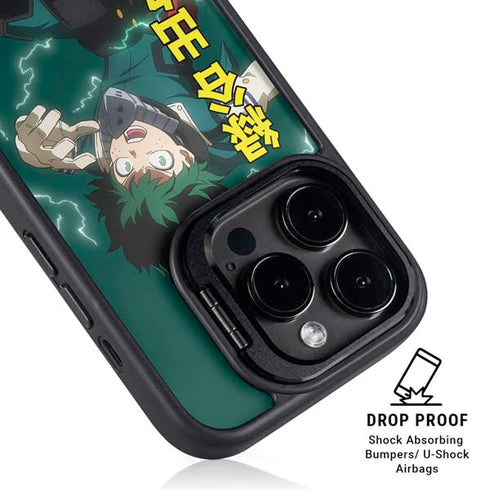 My Hero Academia Deku Season 4 iPhone 15 Pro Kickstand Case